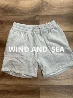 美品！WIND AND SEA ウィダンシー　スウェット　ショーツ　M グレーのサムネイル