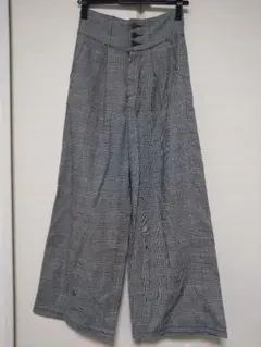 チェック柄パンツ　ボトムス　Ｍ