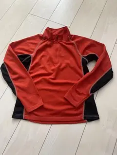 ハーフジップ長袖シャツ M