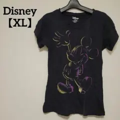 Disney ミッキーマウス Tシャツ 【XL】レディース 半袖 トップス