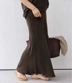 新品未使用　Deuxieme Classe スカート　36 ブラウン 中古・古着通販】DEUXIEME CLASSE (ドゥーズィエム クラス