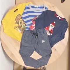 110cm　スウェット　ロンＴ　パンツ　4点まとめ売り　子供服　キッズ服　男の子