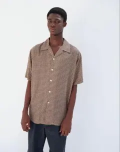 AURALE 26ssAIRY LIGHT COTTON CHECK SHIRTのサムネイル