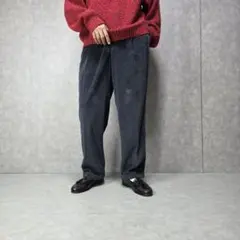 90sTOMMYHILFIGERトミーヒルフィガーツータック太畝コーデュロイ