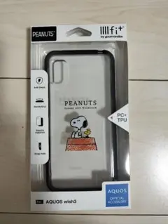 PEANUTS スヌーピー AQUOS wish3 ケース