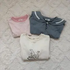 100　子供服　キッズ　トップス　Tシャツ　ロンT　男の子　女の子　保育園