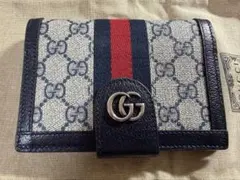 グッチ GUCCI 長財布 ラウンドファスナー RANIA ラニア ネイビー