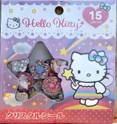 ★Hello Kitty クリスタルシール 15個セット(=・◦・=)★