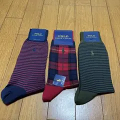 POLO RALPH LAUREN メンズソックス 3足セット