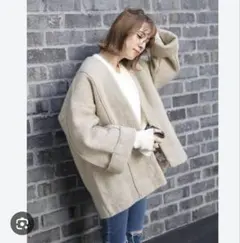 セレクトモカ オーバーサイズニットコートのサムネイル