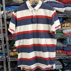 ポロバイラルフローレン ボーダー ポロシャツ 半袖