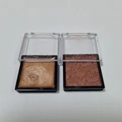 マキアージュ ドラマティックアイカラー アンバーカラメル、ブリックショコラ