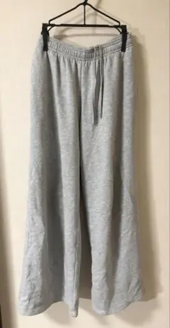 ユニクロ スウェットワイドパンツ 03 GLAY