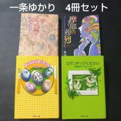 一条ゆかり文庫版コミック4冊セットまとめ売り　集英社文庫本　デザイナー　摩耶〜他