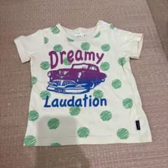 ベルメゾン　黄色　車柄Tシャツ　90㌢