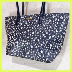 ケイトスペード KateSpade 星型カラー 大容量トートバッグ肩がけA4可✧
