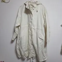 EARTH アイボリーモッズコート