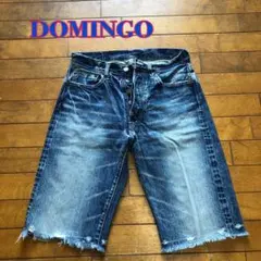DOMINGO★ビンテージレプリカ赤耳カットオフデニムショートパンツ♠︎サイズ30のサムネイル