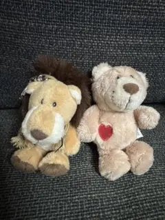 NICI ニキ　キーフォルダー　ライオン　くま　セット