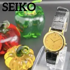 希少】オールドセイコー タンク ブラック アラビア ブレゲ針 クォーツ 