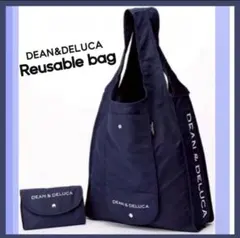 【数量限定!!】DEAN＆DELUCA エコバッグ ネイビー