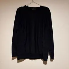 AURALEE（オーラリー）クルーネックスウェット ブラック