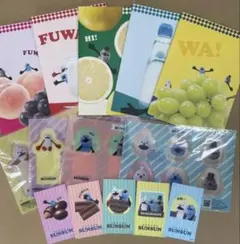 パペットスンスン　セブンイレブン　ノート　シール　ブックマーカー　セット　新品