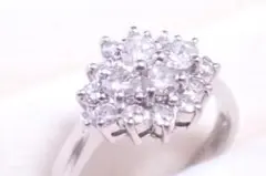 ダイヤモンド 指輪 0.73ct 11.0号 - メルカリ