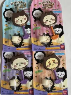 ちいかわ ロリポップチョコチャーム みんなで黒猫 4種セット
