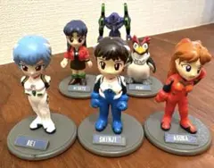 レア物‼️ 新世紀エヴァンゲリオン キーチェーン フィギュア 6体セット