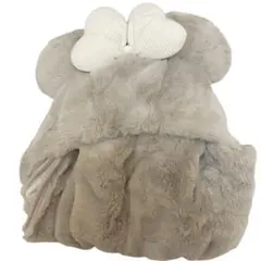 ディズニー　4WAY ブランケット グレー リボン付き