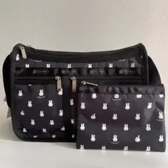 レスポートサック ショルダーバッグ トートバッグ リボン柄 鍵 2way