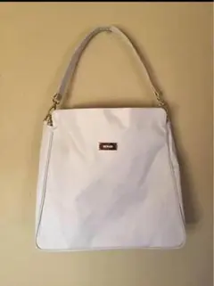 Beyondスクエアワンショルダーバッグ、アイボリー、新品