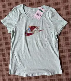 値下げ NIKEミントグリーン プリントTee XL（170）