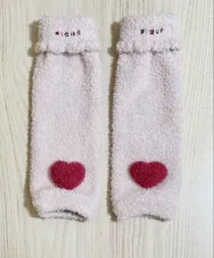 ジェラートピケ　ベビーレッグウォーマー ハート