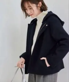 ROPE' PICNIC ジップアップフーディ ブラック M フード付きブラック