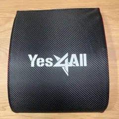 Yes4All エクササイズマット ブラック/レッド
