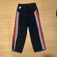 GALLIS ADDICTION サイドライン デニムパンツ ブラック 3のサムネイル