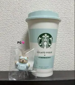 【完売品】gelato pique リユーザブルカップ +ベアリスタキャップ