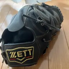 ZETT プロステ軟式野球グローブ ブラック
