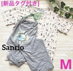 [新品]パジャマ キティ サンリオキャラクターズ総柄半袖 Mサイズ レディース服のサムネイル