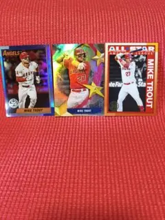 マイク・トラウト Topps MLB エンゼルス インサート3枚セット