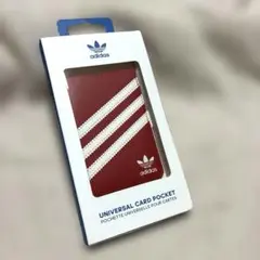 アディダスオリジナルスUNIVERSAL CARD POCKETカードポケット赤