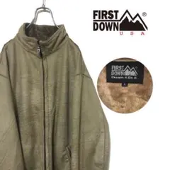 FIRSTDOWN ファーストダウン レザージャケット 革ジャン ボンディング