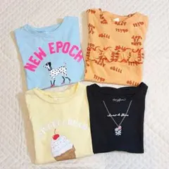 女の子 夏物Tシャツセット 4枚 130