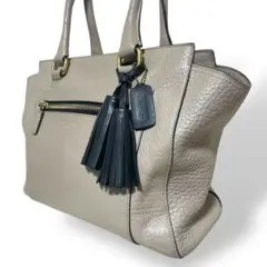 極美品 コーチ 大容量 A4収納可能 トートバッグ ハンドバッグ レザー