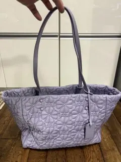 kate spade ラベンダー キルティングバッグ