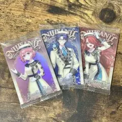 にじさんじウエハース　笹木咲　レオス・ヴィンセント　レイン・パターソン　セット