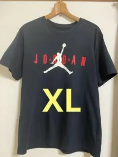 XLサイズTシャツ⭐︎JORDAN⭐︎黒⭐︎赤ロゴ⭐︎半袖⭐︎バスケ