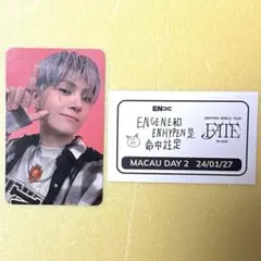 【ENHYPEN】ジェイ FATE in マカオ FCトレカ メッセージカード